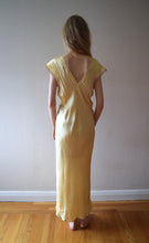 Load image into Gallery viewer, 1930s 1940s silk satin gown . vintage nightgown . size small to medium