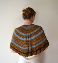 Load image into Gallery viewer, Antique Victorian era capelet . vintage cape . one size