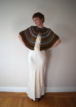 Load image into Gallery viewer, Antique Victorian era capelet . vintage cape . one size
