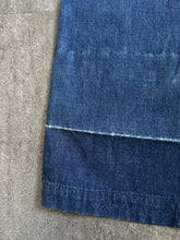 Load image into Gallery viewer, 1940s WAVES jeans . WWII naval buckle back denim . 26 waist