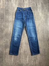 Load image into Gallery viewer, 1940s 1950s Lady Lee Rider jeans . vintage red line selvedge denim . 26 waist