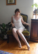 Load image into Gallery viewer, Antique step in . 1910s 1920s romper . size xs to s/m