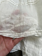 Load image into Gallery viewer, Antique petticoat . 1900s vintage cotton skirt . size xs