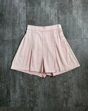 Load image into Gallery viewer, 1940s striped seersucker shorts . vintage 40s shorts . 25-27 waist