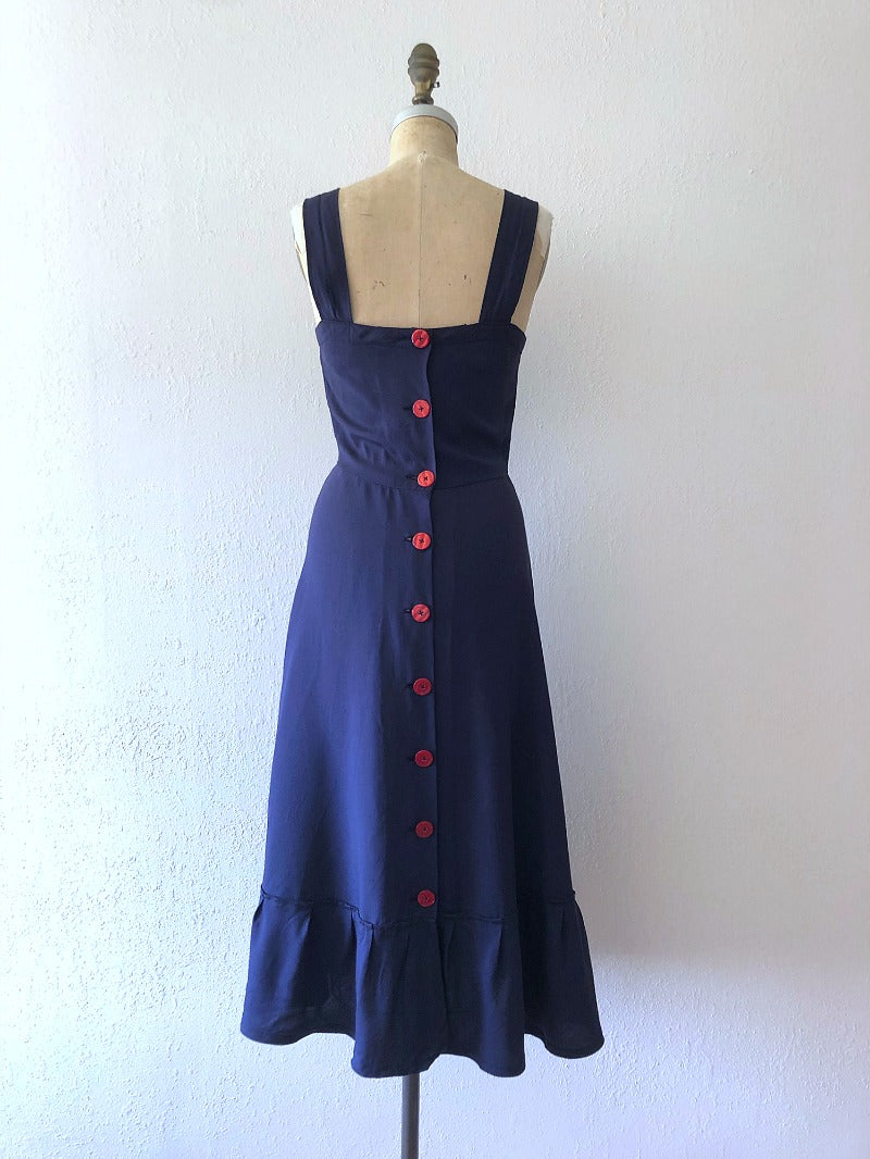 1940s style pinafore . reproduction dress – bluefennel