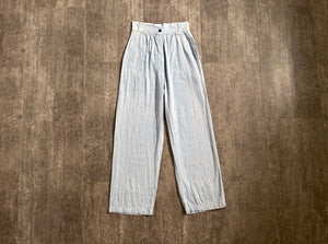 1930s 1940s jeans . vintage 30s light blue sportswear pants . size xs