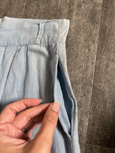 Load image into Gallery viewer, 1930s 1940s jeans . vintage 30s light blue sportswear pants . size xs