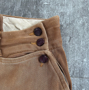 1930s 1940s riding pants . vintage Western pants . 24-25 waist