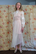 Load image into Gallery viewer, 1930s silk chiffon gown . vintage dress . size xs