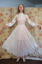 Load image into Gallery viewer, 1930s silk chiffon gown . vintage dress . size xs