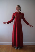 Load image into Gallery viewer, 1930s 1940s wool coat . vintage jacket . size xs