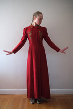 Load image into Gallery viewer, 1930s 1940s wool coat . vintage jacket . size xs