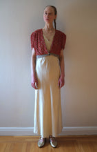 Load image into Gallery viewer, 1930s 1940s beaded bolero . vintage jacket . size medium to large