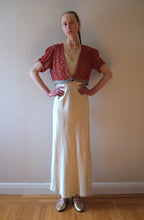 Load image into Gallery viewer, 1930s 1940s beaded bolero . vintage jacket . size medium to large