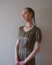 Load image into Gallery viewer, Vintage 1940s liquid satin jumpsuit . size xs/small to small