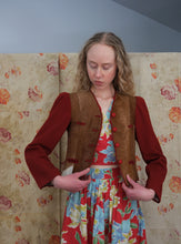 Load image into Gallery viewer, 1940s jacket . vintage wool and pony hair jacket . size xs to xs/s