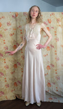 Load image into Gallery viewer, 1930s bias cut nightgown . vintage slip dress . size small to medium