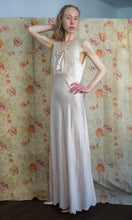 Load image into Gallery viewer, 1930s bias cut nightgown . vintage slip dress . size small to medium