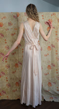 Load image into Gallery viewer, 1930s bias cut nightgown . vintage slip dress . size small to medium
