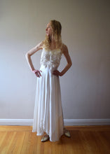 Load image into Gallery viewer, 1930s satin wedding dress . vintage 30s bridal gown . size small to s/m