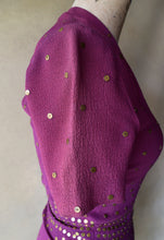 Load image into Gallery viewer, 1940s studded dress . vintage 40s dress . size xs to xs/s