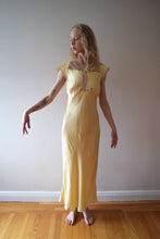 Load image into Gallery viewer, 1930s 1940s silk satin gown . vintage nightgown . size small to medium