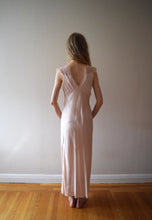 Load image into Gallery viewer, 1930s bias cut slip dress . vintage 30s silk gown . size xs to s/m