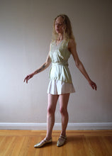 Load image into Gallery viewer, 1930s silk satin and lace top . vintage blouse . size xs to small