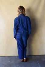 Load image into Gallery viewer, 1940s 1950s denim jacket . vintage jacket . size xs to s