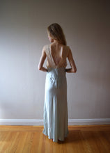 Load image into Gallery viewer, 1940s silk nightgown . vintage 40s bias cut slip dress . size small to medium