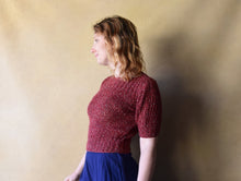 Load image into Gallery viewer, 1930s 1940s knit top . vintage sweater . size xs to m