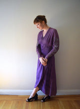 Load image into Gallery viewer, Vintage 1940s Adele Simpson star studded dress . size medium to large