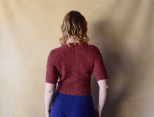 Load image into Gallery viewer, 1930s 1940s knit top . vintage sweater . size xs to m