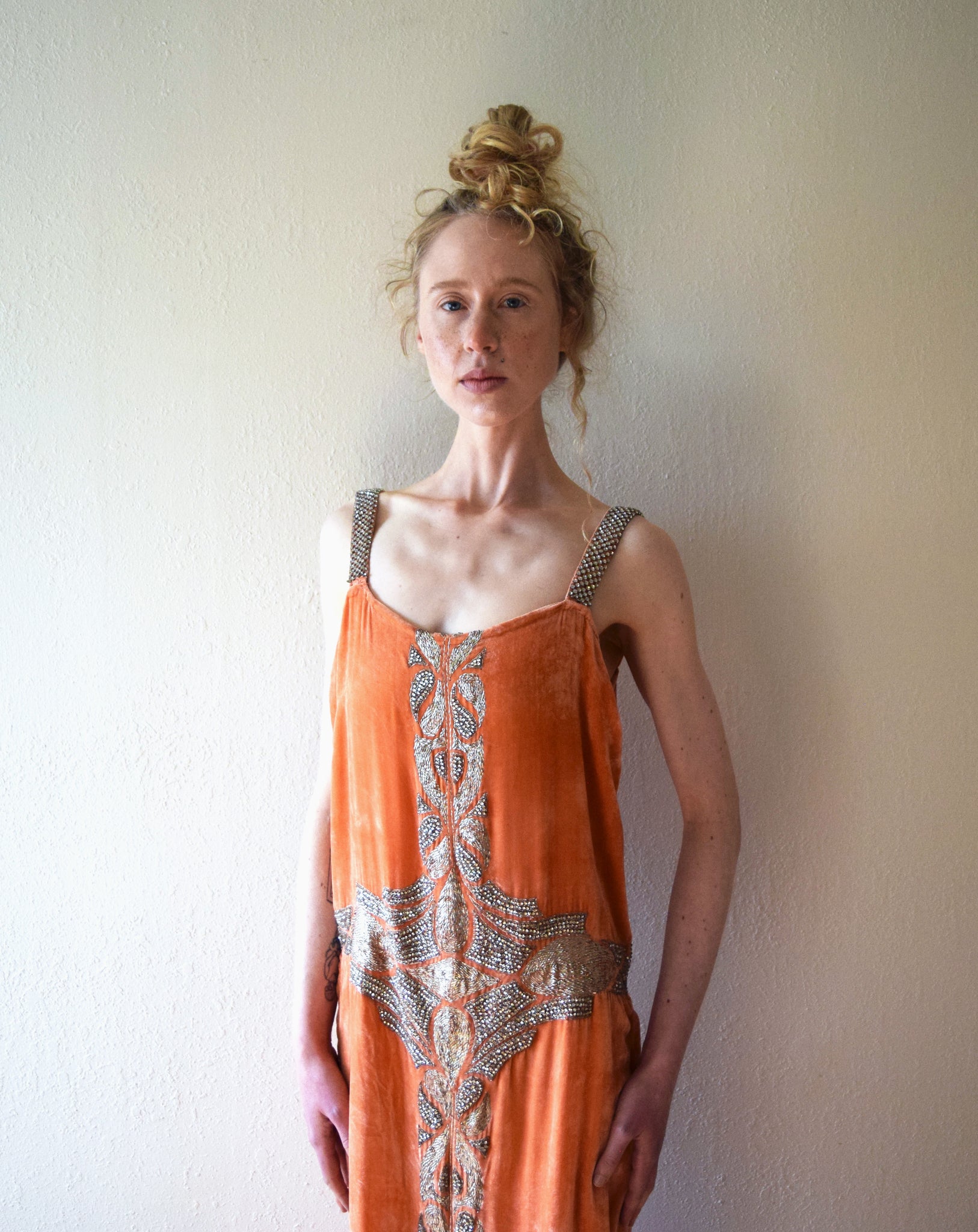 Vintage 1920s Velvet Dress 1920s Antique Vintage 1920's Burnt Orange Devor Silk Velvet Dress Vintage 1920s Velvet Dress 1920s Antique Vintage 1920's Burnt Orange Devor Silk Velvet Dress