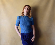 Load image into Gallery viewer, 1940s knit top . vintage 40s sweater . size xxs to s