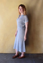 Load image into Gallery viewer, 1930s crochet dress . vintage 30s dress . size m to xl