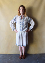 Load image into Gallery viewer, 1920s embroidered set . 20s folk Hungarian dress . size xs to s