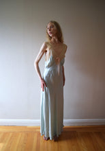 Load image into Gallery viewer, 1940s silk nightgown . vintage 40s bias cut slip dress . size small to medium