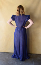 Load image into Gallery viewer, 1930s cotton gown . vintage 30s dress . size m to l