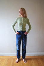 Load image into Gallery viewer, 1930s cardigan . vintage 30s cotton chenille sweater . size xs to small