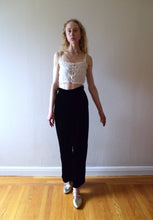 Load image into Gallery viewer, Antique net and lace top . vintage lingerie . size xxs to xs/small