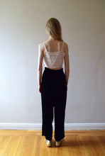 Load image into Gallery viewer, Antique net and lace top . vintage lingerie . size xxs to xs/small