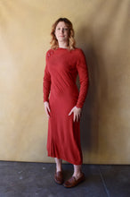 Load image into Gallery viewer, 1930s rayon dress . vintage 30s dress . size s/m to m