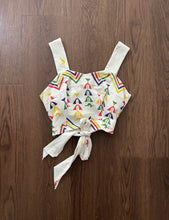Load image into Gallery viewer, 1940s 1950s sun top . vintage sportswear top . size xs to small