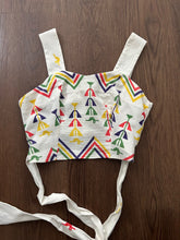 Load image into Gallery viewer, 1940s 1950s sun top . vintage sportswear top . size xs to small