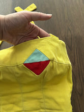 Load image into Gallery viewer, 1940s 1950s halter sun top . vintage denim sportswear . size