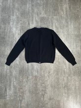 Load image into Gallery viewer, 1940s cardigan . vintage floral embroidered sweater . size medium to l/xl