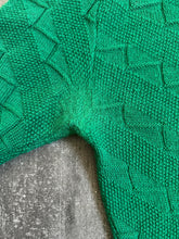 Load image into Gallery viewer, 1940s knit dress set . vintage 40s green knitwear . size xs to medium