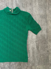 Load image into Gallery viewer, 1940s knit dress set . vintage 40s green knitwear . size xs to medium