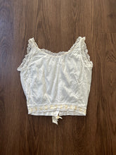 Load image into Gallery viewer, Antique corset cover . antique lingerie top . size xxs to xs